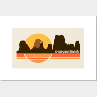 Canyonlands Retro 70s Tourist Souvenir National Park Posters and Art